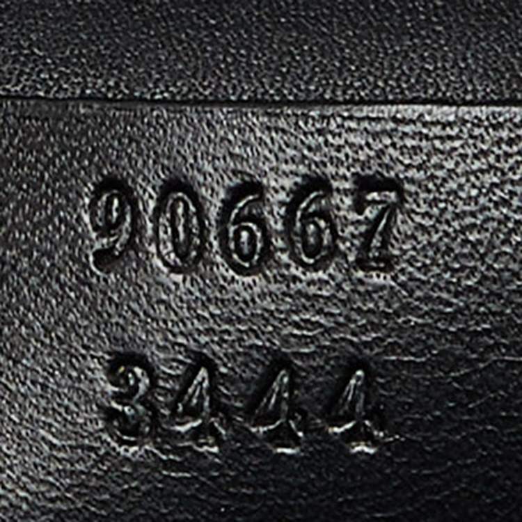 Pre Owned Gucci Black GG Canvas and Leather Jackie O Hobo