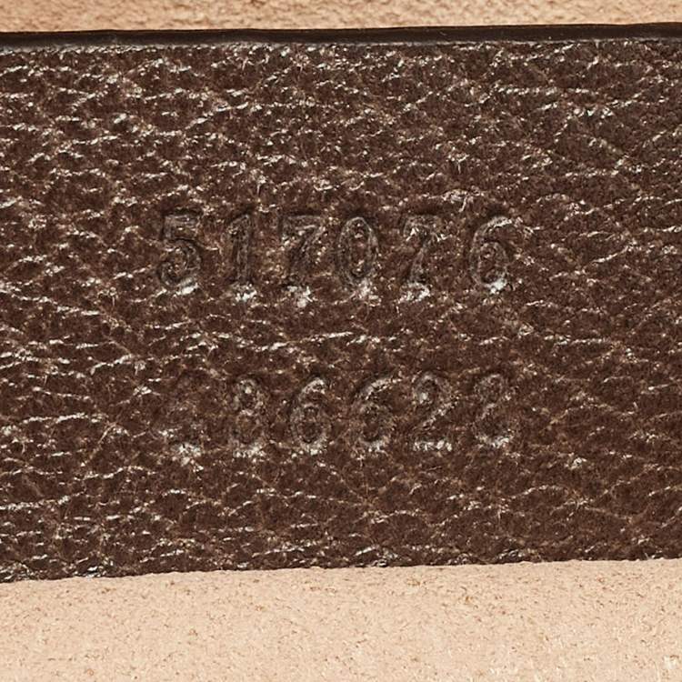 Pre Owned Gucci Beige/Brown GG Supreme Canvas and Leather Ophidia Belt Bag