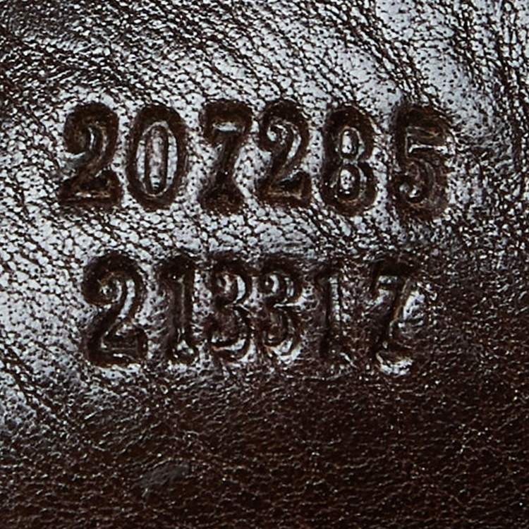 مملوكة مسبقًا Gucci Dark Brown Leather Babouska Tote