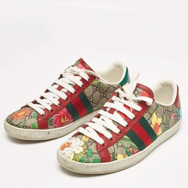 Gucci ace sneakers gg print best sale