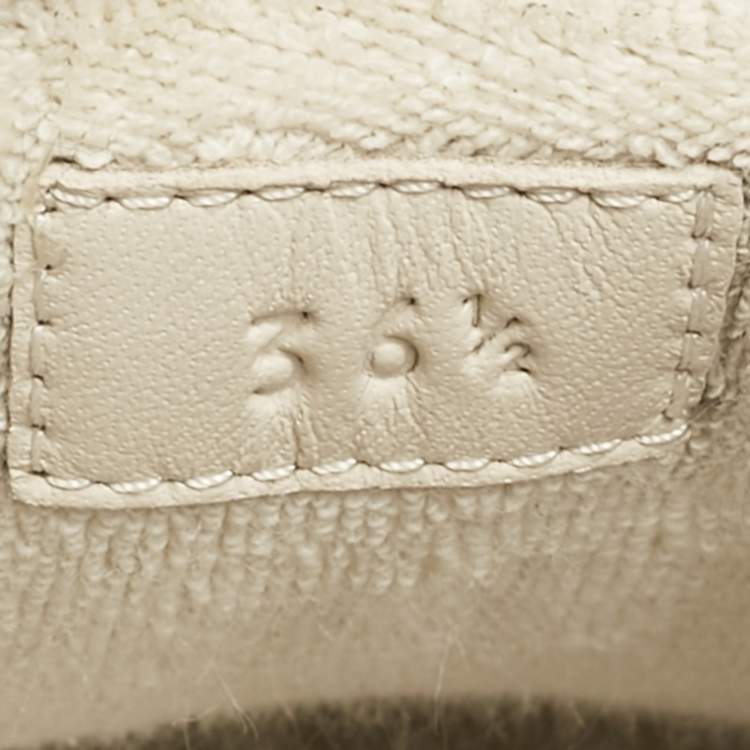 Pre Owned Gucci Beige Nubuck and GG Canvas CC Screener Sneakers Size 36.5