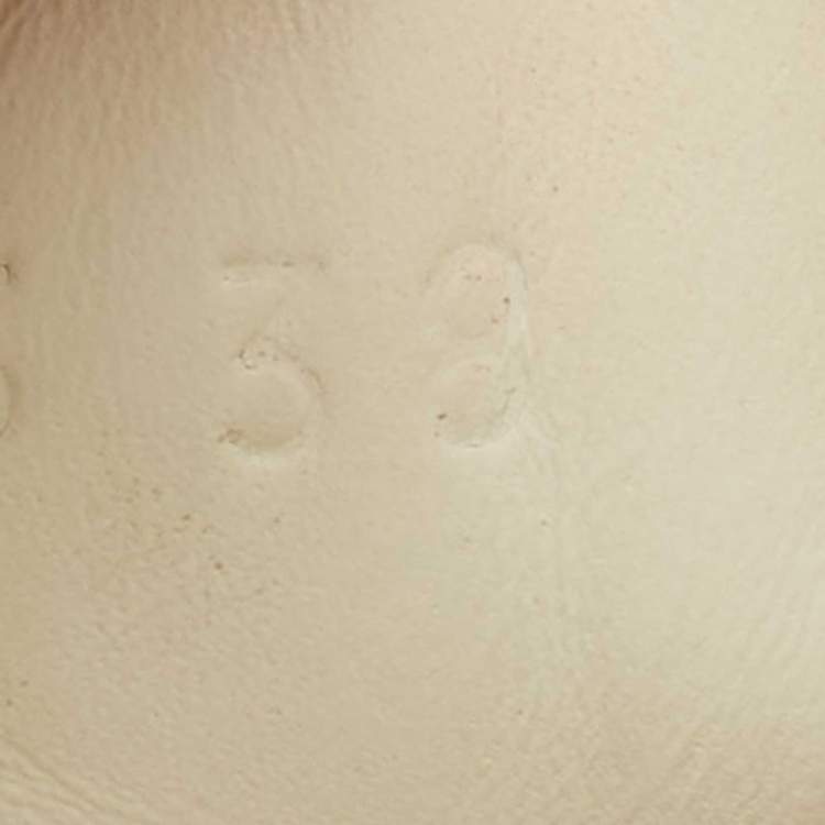 Pre Owned Gucci White Leather Embroidered Bee Crystal Embellished Platform New Ace Sneakers Size 38
