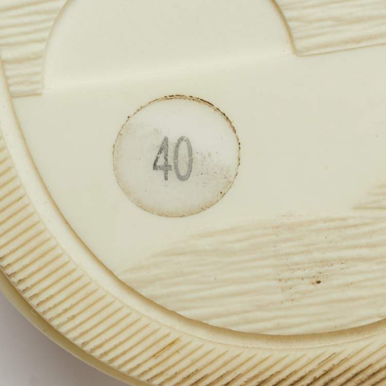 Pre Owned Gucci Pink Micro Guccissima Leather Slip-On Sneakers Size 40