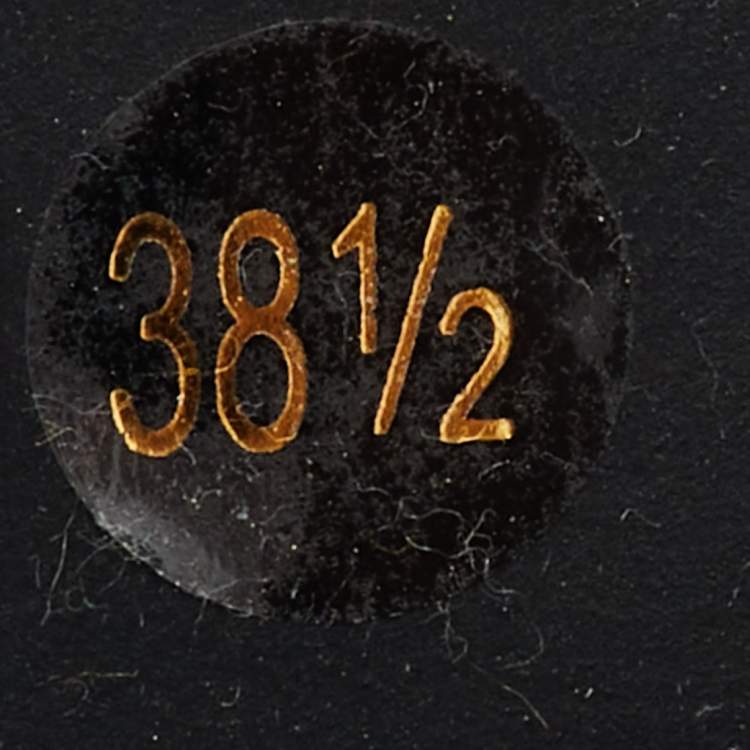 مملوكة مسبقًا Gucci Black GG Matelasse Leather Platform Loafers Size 38.5