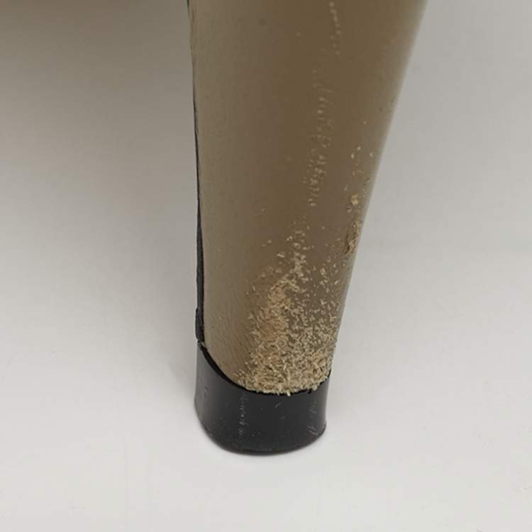 Pre Owned Gucci Green Leather Pointed Toe Pumps Size 39