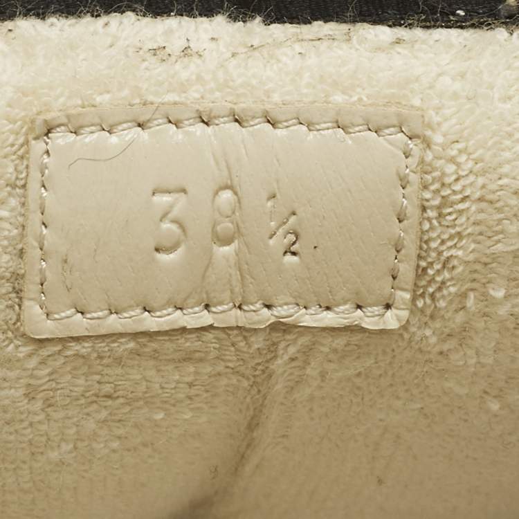 Pre Owned Gucci Screener Size 38.5 Grey Leather and Nubuck Leather Low Top Sneakers