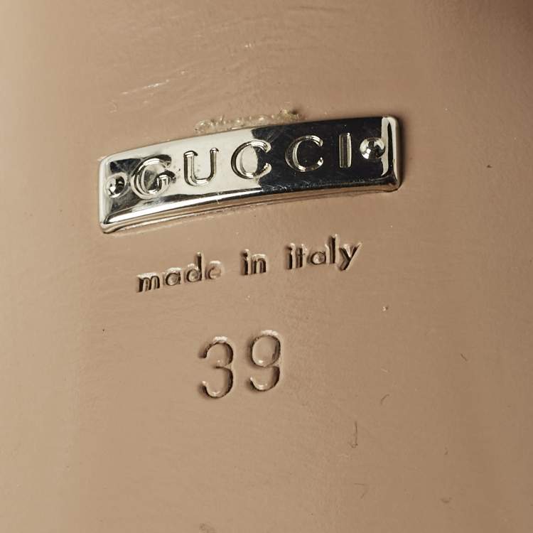 Pre Owned Gucci Claudie Horsebit Size 39 Blue Patent Leather Ankle Strap Sandals