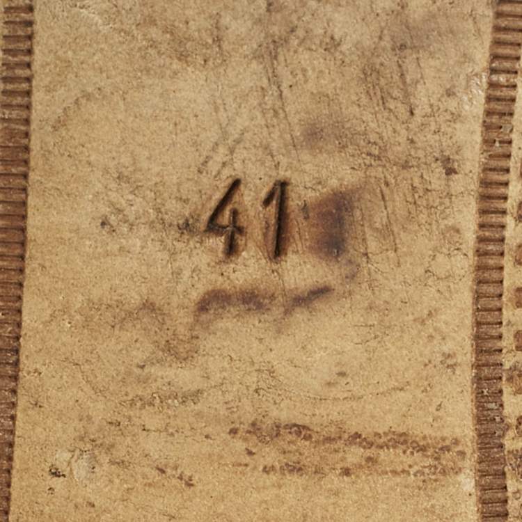 مملوكة مسبقًا Gucci Jordaan Size 41 Red Leather Horsebit Loafers