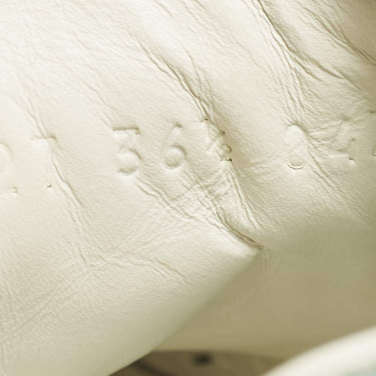 Pre Owned Gucci GG Ace Size 36.5 Green Leather Low Top Sneakers