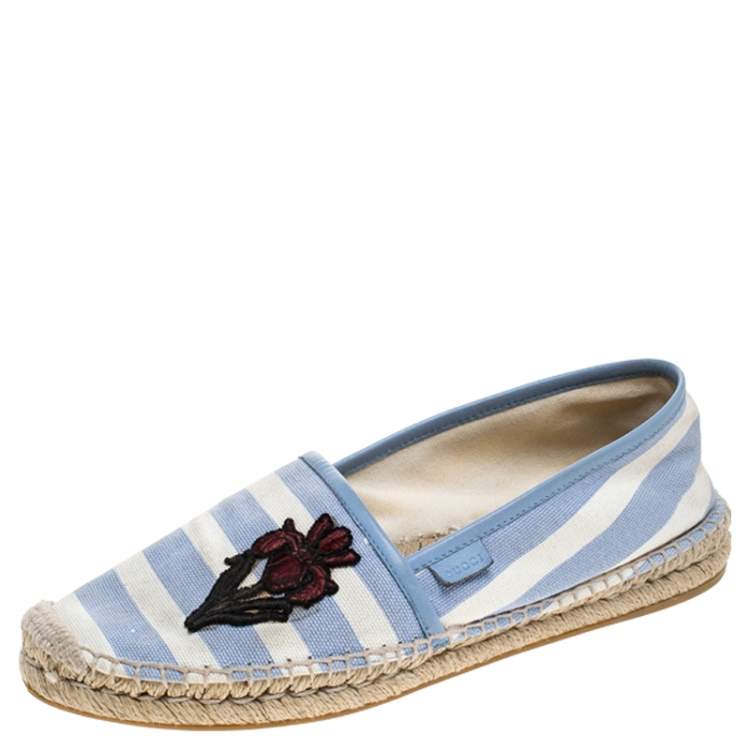 embroidered espadrille flats