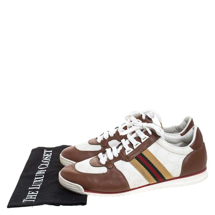 gucci sneakers tan