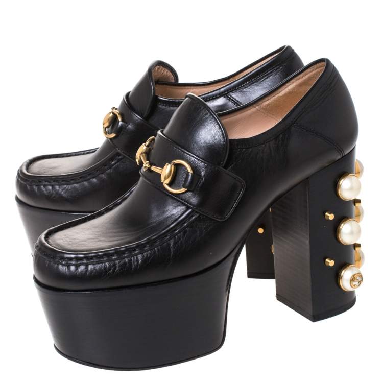 platform gucci loafers