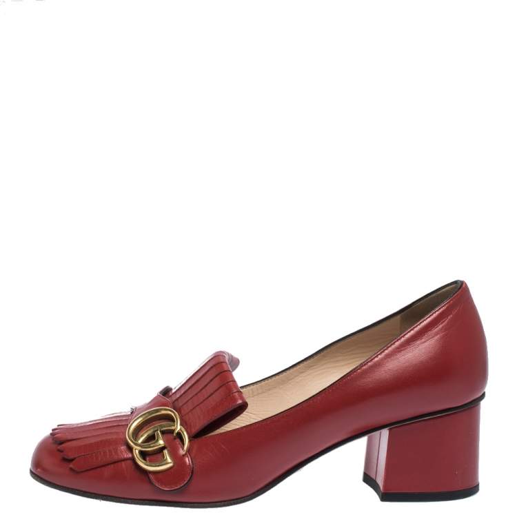 gucci loafer pumps