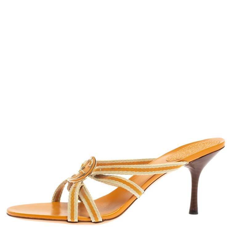 Buy Cream Heeled Sandals for Women by Bruno Manetti Online | Ajio.com