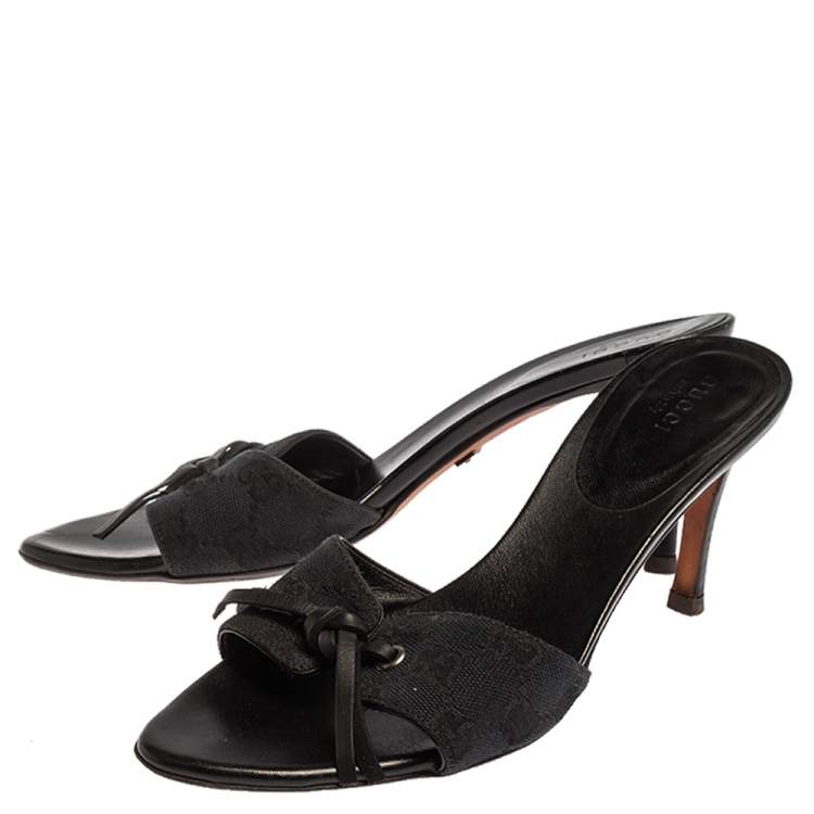 gucci bow mules