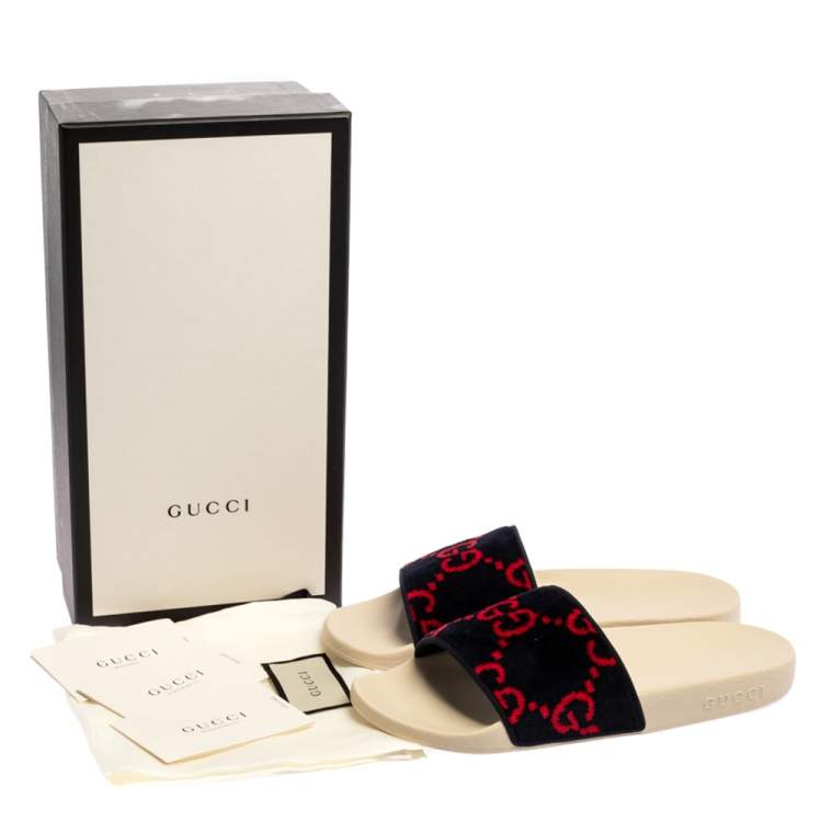 velvet gucci slides