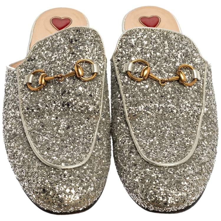 gucci glitter princetown