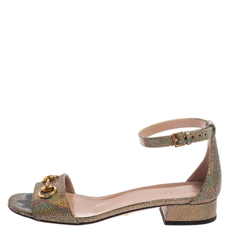 Gucci quarter 2025 strap flat sandal