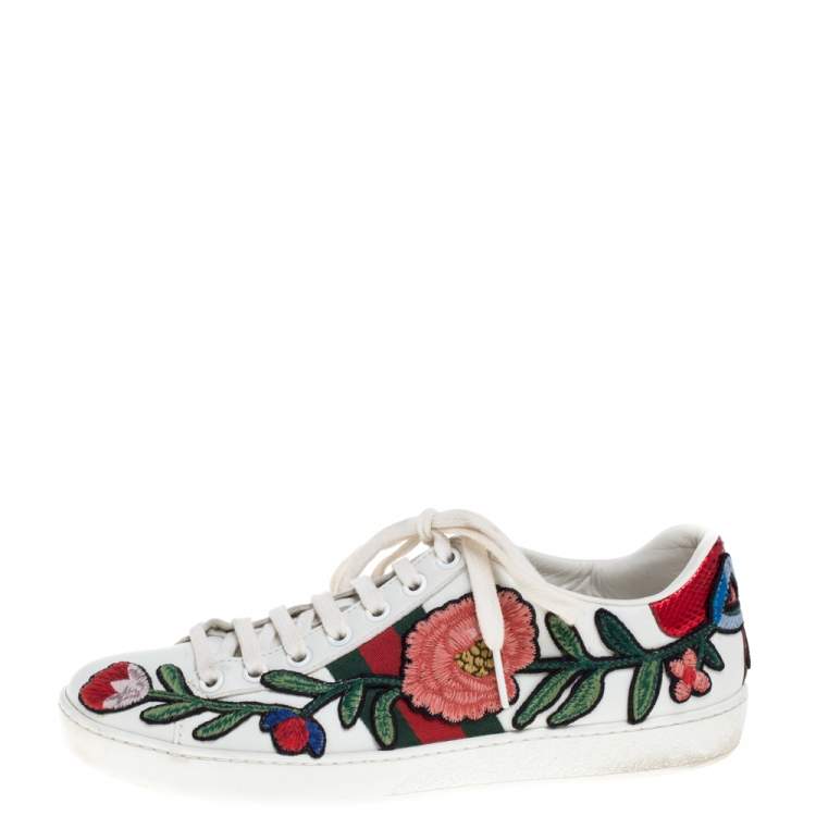 gucci sneakers floral