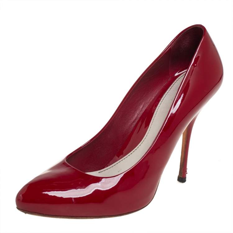 Gucci Red Patent Leather Pumps Size 38.5 Gucci | The Luxury Closet