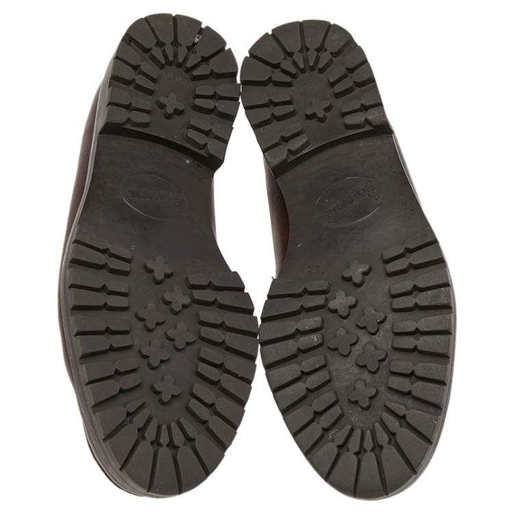 مملوكة مسبقًا Gucci Dark Brown Leather Horsebit Loafers Size 36