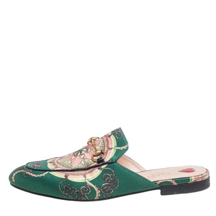 Gucci cheap princetown green