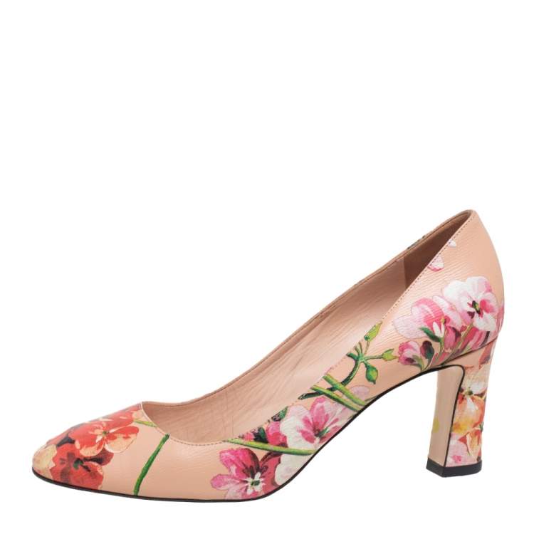 Gucci print heels best sale