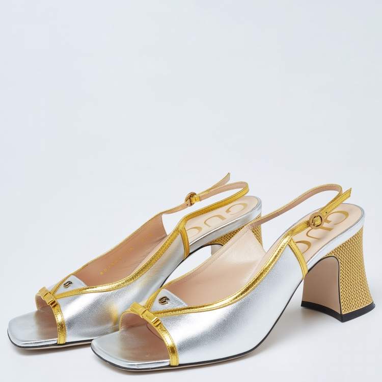Springs metallic leather platform sandals in gold - Souliers Martinez |  Mytheresa