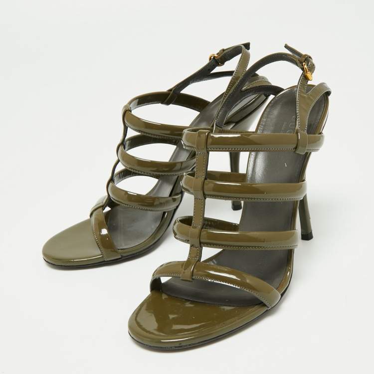 olive green gladiator sandals