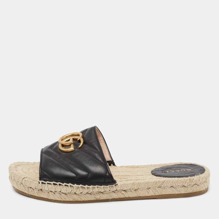 Gucci espadrilles online slides