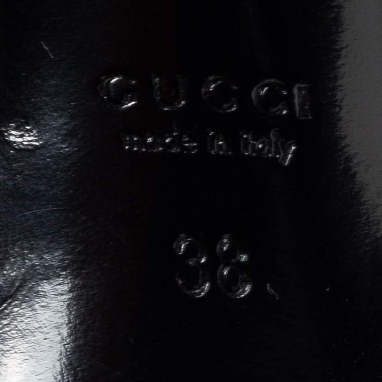 Pre Owned Gucci Tan Leather Marrakech Open-Toe Sandals Size 38