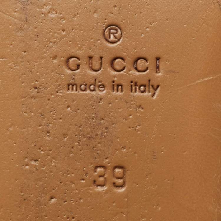Pre Owned Gucci Purple Fur and Velvet Princetown Mules Size 39