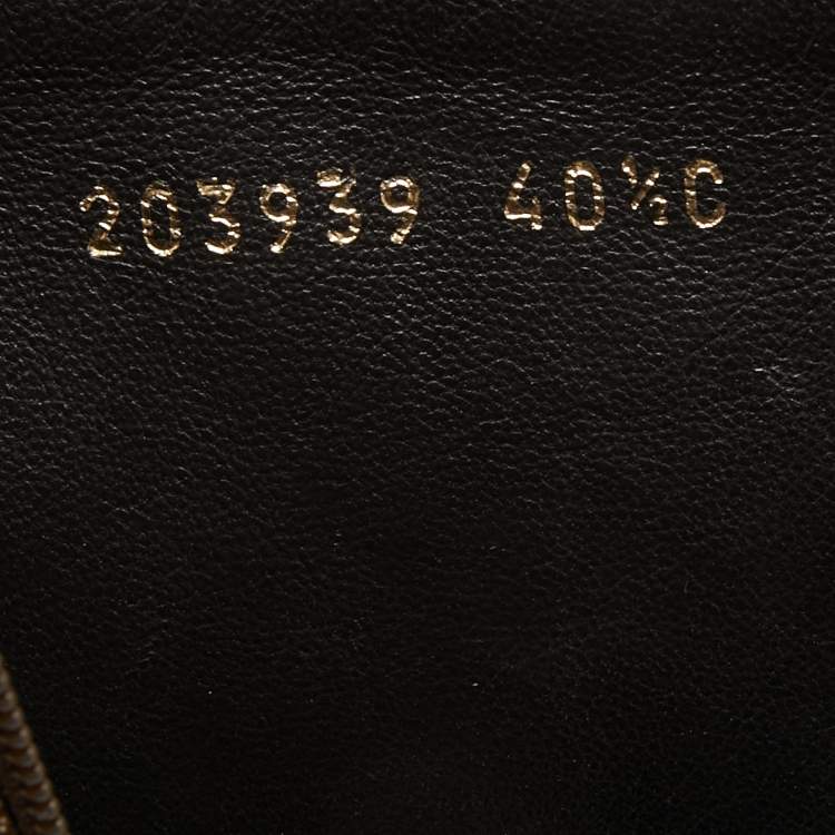 مملوكة مسبقًا Gucci Brown/Beige GG Canvas Mid Calf Boots Size 40.5