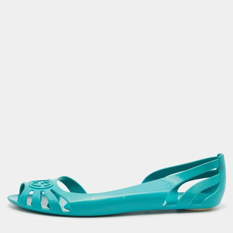 Gucci Jelly Ballet Flats in on sale Blue