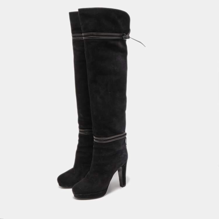 Gucci over the knee boots hotsell