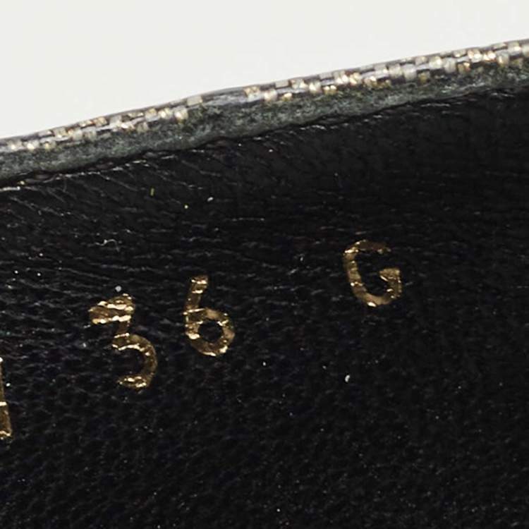 Pre Owned Gucci Grey Coated Canvas GG Ballet Flats Size 36