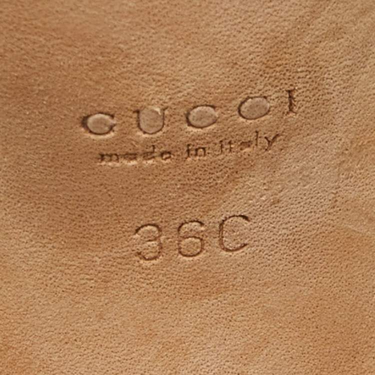 Pre Owned Gucci Grey Satin Crystal Embellished Open Toe Sandals Size 36