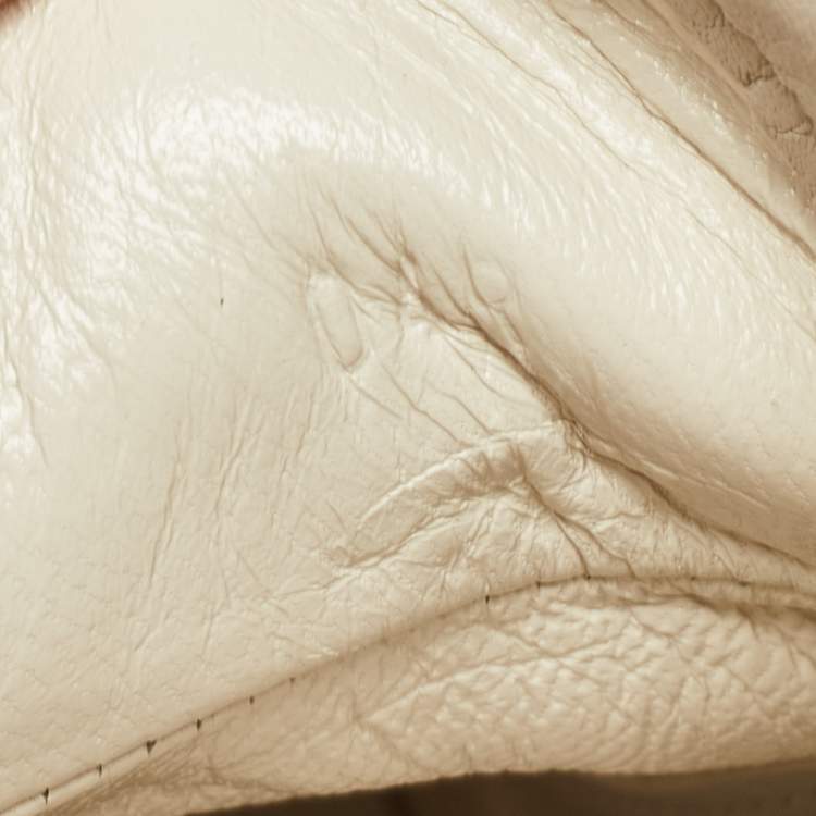 Pre Owned Gucci Two Tone GG Canvas and Leather High Top Sneakers Size 38