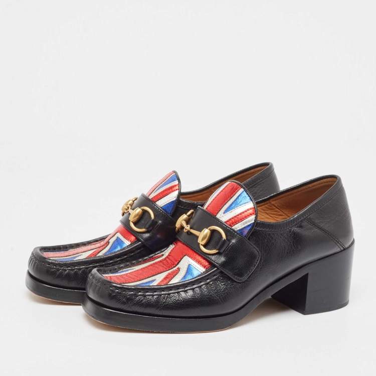 Gucci union jack loafers shop