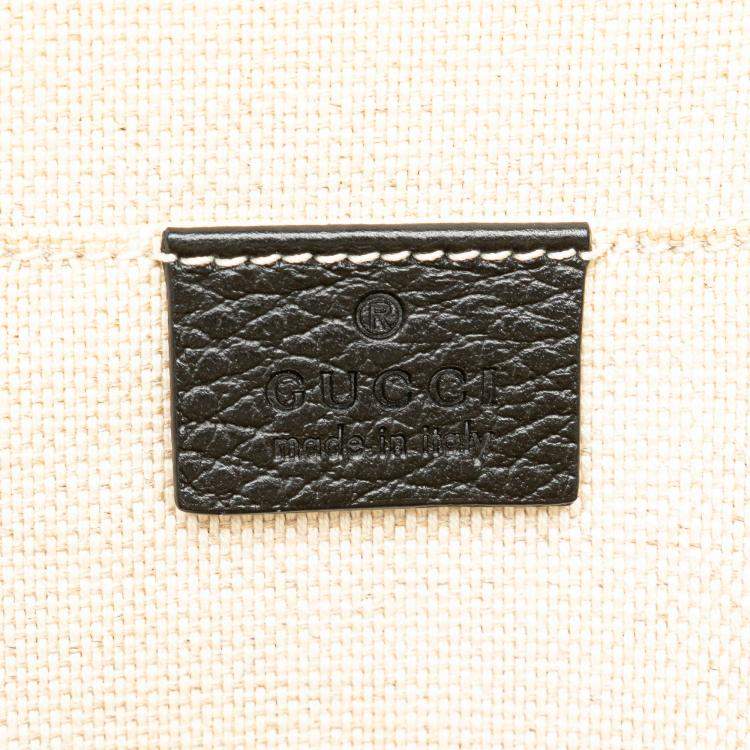 Pre Owned Gucci Black Soho Leather Chain Backpack