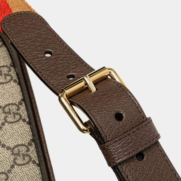 Pre Owned Gucci Beige/Brown GG Supreme Mini Blondie Belt Bag