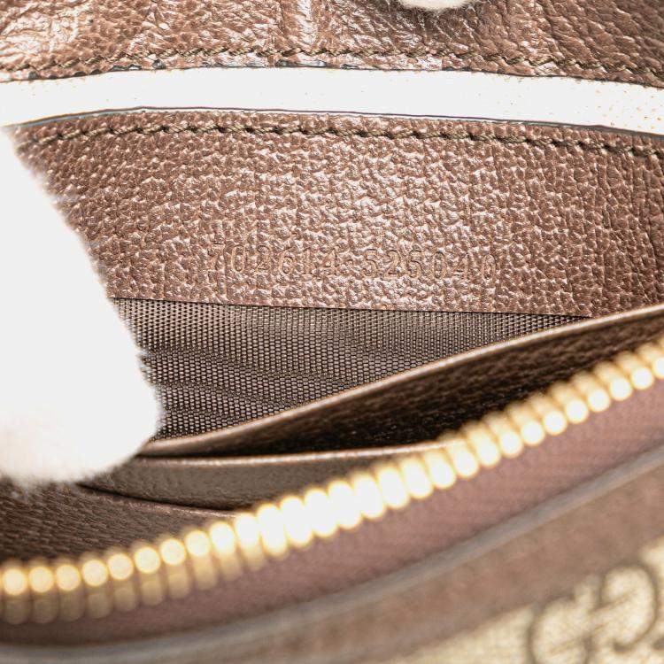Pre Owned Gucci Beige/Brown Mini GG Supreme Blondie Belt Bag