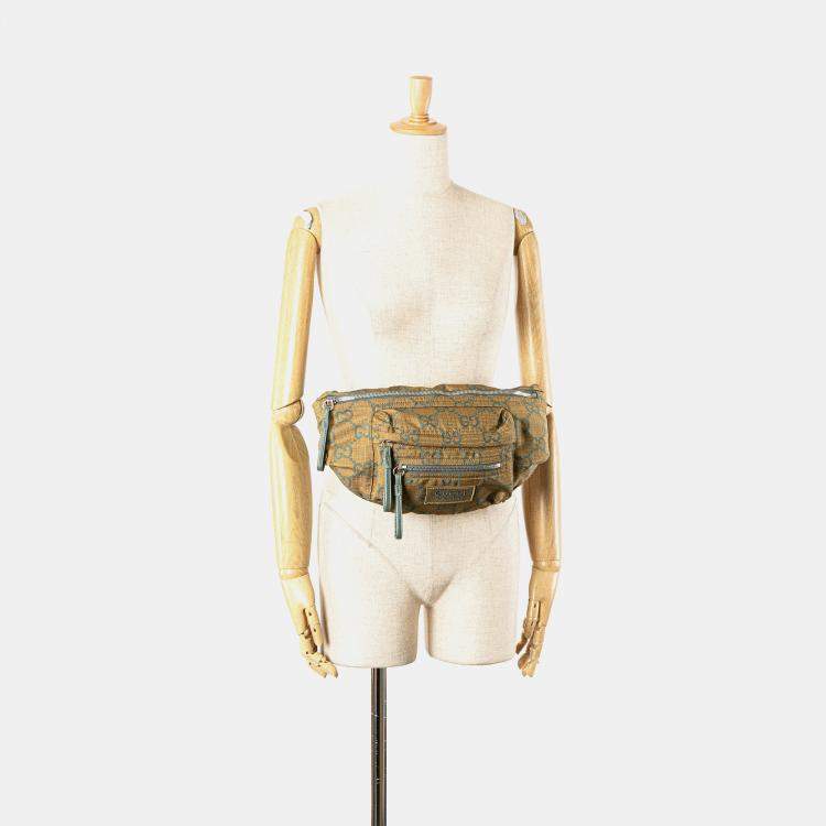 Pre Owned GG Ripstop Nylon Belt Bag