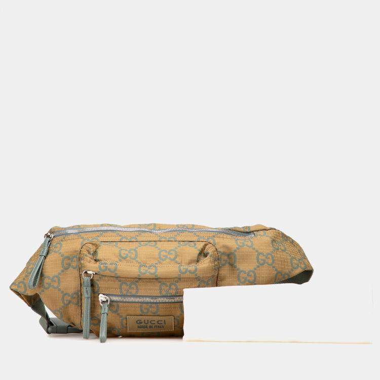 Pre Owned GG Ripstop Nylon Belt Bag
