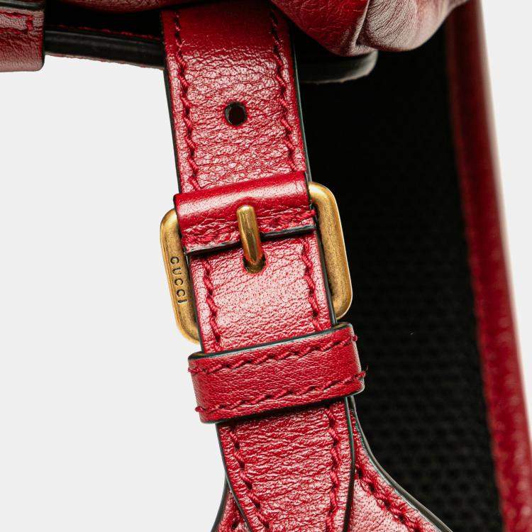 Pre Owned Gucci Piuma Lux Calfskin Re(Belle) Backpack