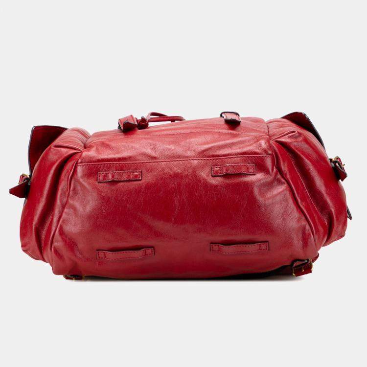 Pre Owned Gucci Piuma Lux Calfskin Re(Belle) Backpack