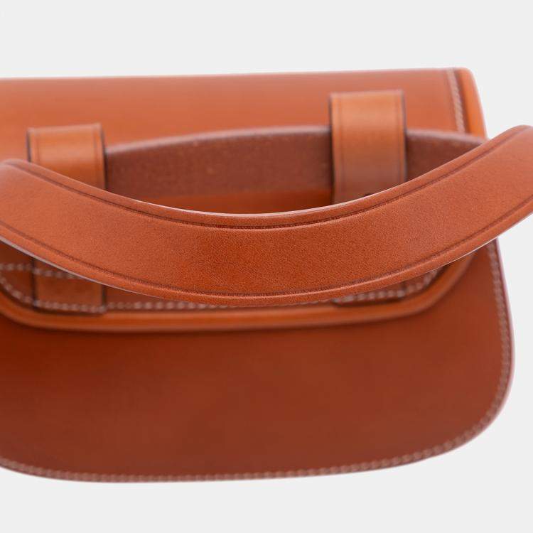 Pre Owned Gucci Mini Leather Bamboo 1947 Belt Bag