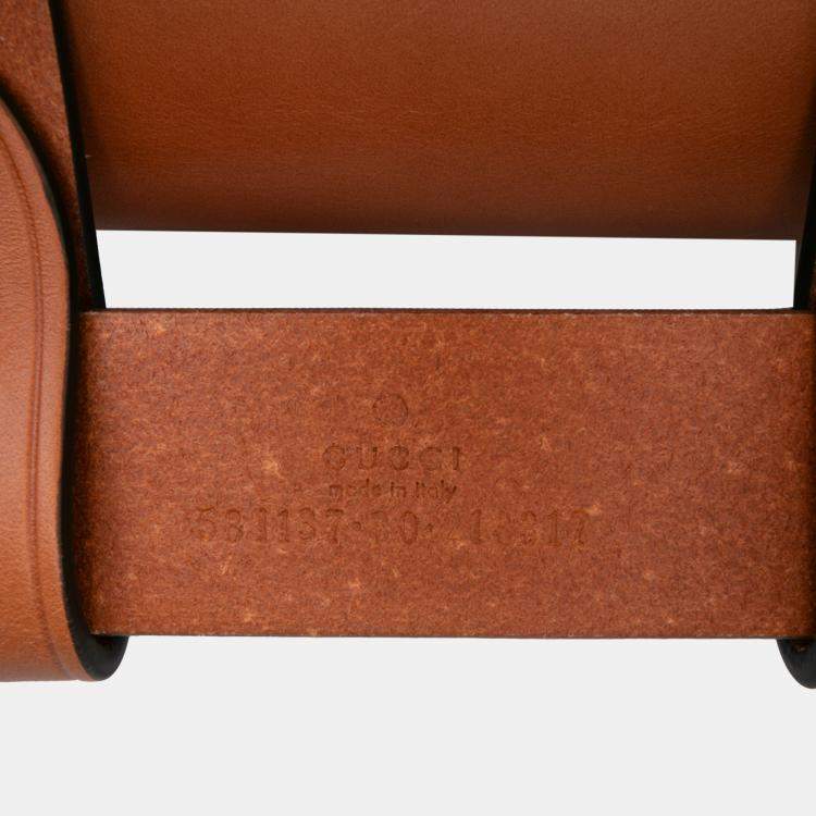 Pre Owned Gucci Mini Leather Bamboo 1947 Belt Bag