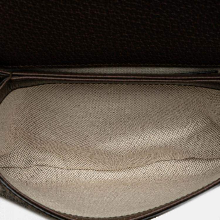 Pre Owned Gucci Brown GG Supreme Blondie Belt Bag