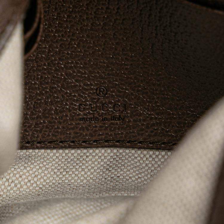 Pre Owned Gucci Brown GG Supreme Blondie Belt Bag